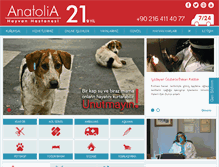 Tablet Screenshot of anatoliapet.com